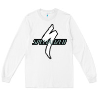 White Specialized Bikes Bicycle Long Sleeve Tee - linhVisuals