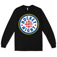 Black hockey night in canada 1 Long Sleeve Tee - linhVisuals