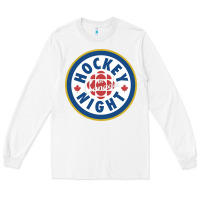 White hockey night in canada 1 Long Sleeve Tee - linhVisuals
