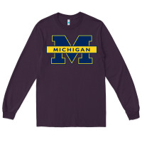 Plum michigan Long Sleeve Tee - linhVisuals