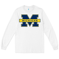 White michigan Long Sleeve Tee - linhVisuals