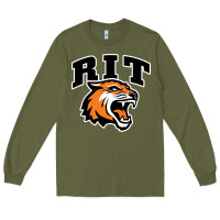Army Green tiger Long Sleeve Tee - linhVisuals