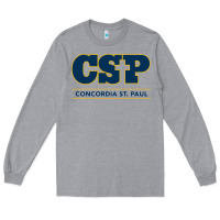 Heather Grey CSP, concordia university st paul, apparel Long Sleeve Tee - linhVisuals