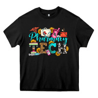 Black pharmacy tech Heavy Core Tee - OliviaCreatesArt