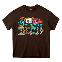 Chocolate Brown pharmacy tech Heavy Core Tee - OliviaCreatesArt