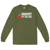 Army Green gravity, it's not just a good idea Long Sleeve Tee - linhVisuals