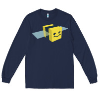 Navy Bee Swarm Simulator Long Sleeve Tee - linhVisuals