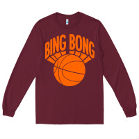Burgundy bingbong ny Long Sleeve Tee - linhVisuals