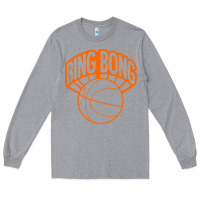 Heather Grey Bing Bong New York Long Sleeve Tee - linhVisuals