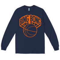 Navy Bing Bong New York Long Sleeve Tee - linhVisuals