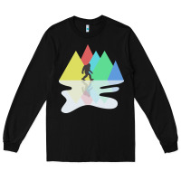Black bigfoot t  shirt bigfoot   bigfoot 8 Long Sleeve Tee - linhVisuals