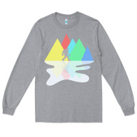 Heather Grey bigfoot t  shirt bigfoot   bigfoot 8 Long Sleeve Tee - linhVisuals