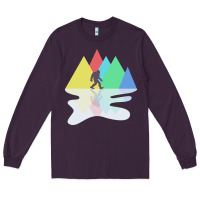 Plum bigfoot t  shirt bigfoot   bigfoot 8 Long Sleeve Tee - linhVisuals