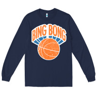 Navy Bing Bong Vintage Long Sleeve Tee - linhVisuals