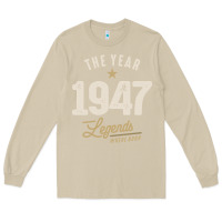 Mushroom The Year 1947 - 75th Birthday Vintage Classic Long Sleeve Tee - linhVisuals