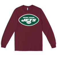 Burgundy suitable-new-york-jets-worn Long Sleeve Tee - linhVisuals