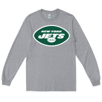 Heather Grey suitable-new-york-jets-worn Long Sleeve Tee - linhVisuals