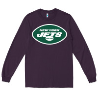 Plum suitable-new-york-jets-worn Long Sleeve Tee - linhVisuals