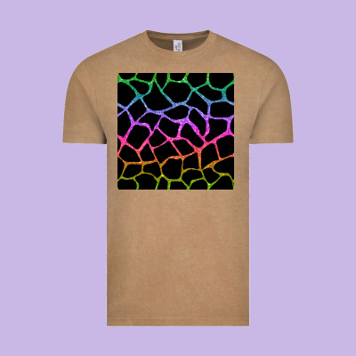 Giraffe Glitter Seamless Pattern Vintage Tee Designed By Bundleandbundleshop