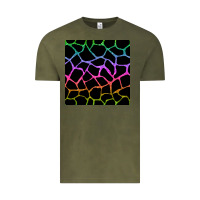 Vintage Olive giraffe glitter seamless pattern Vintage Tee - BundleAndBundleShop