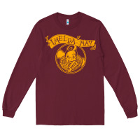 Burgundy imelda may müsic Long Sleeve Tee - linhVisuals