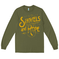 Army Green shovels & rope müsic Long Sleeve Tee - linhVisuals