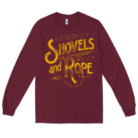 Burgundy shovels & rope müsic Long Sleeve Tee - linhVisuals