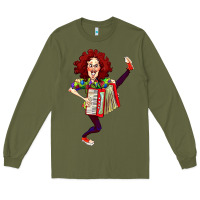 Army Green weird al yankovic stand up comedy Long Sleeve Tee - linhVisuals