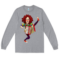 Heather Grey weird al yankovic stand up comedy Long Sleeve Tee - linhVisuals