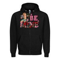 Black be mine cupid Zipper Hoodie - RanaPortraitStore