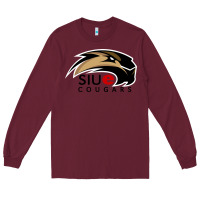 Burgundy siu edwardsville cougars Long Sleeve Tee - linhVisuals
