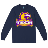 Navy tennessee tech golden Long Sleeve Tee - linhVisuals