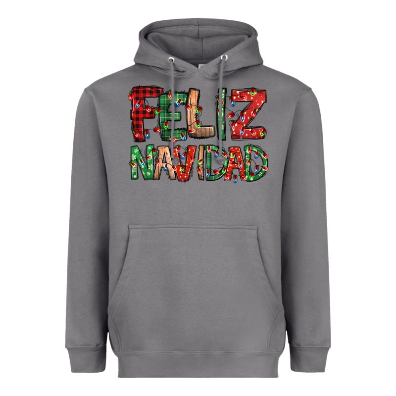 Feliz Navidad Spanish Christmas Heavyweight Hoodie by Jasminsmagicworld | Teevron