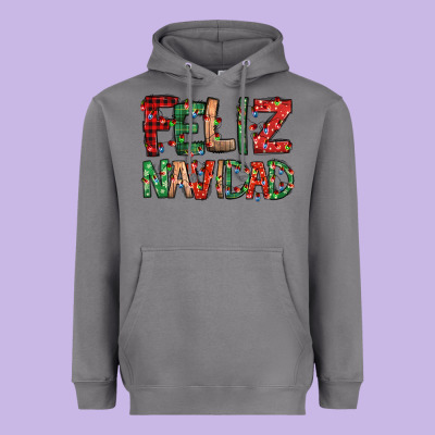 Feliz Navidad Spanish Christmas Heavyweight Hoodie Designed By Jasminsmagicworld