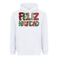 White feliz navidad Spanish christmas Heavyweight Hoodie - Jasminsmagicworld