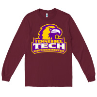 Burgundy tennessee tech golden Long Sleeve Tee - linhVisuals