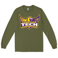 Army Green tennessee tech golden Long Sleeve Tee - linhVisuals