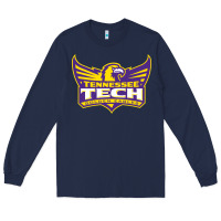 Navy tennessee tech golden Long Sleeve Tee - linhVisuals