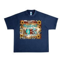 Navy Registered Nurse Tumbler Urban Heavy Tee - BundleAndBundleShop