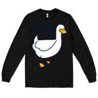 Black quack duck Long Sleeve Tee - linhVisuals