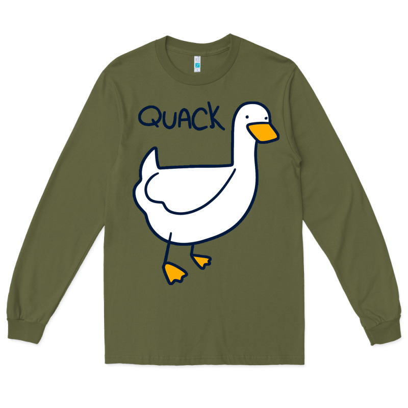 Quack Duck Long Sleeve Tee by linhVisuals | Teevron