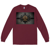 Burgundy kamelot Long Sleeve Tee - linhVisuals