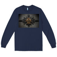 Navy kamelot Long Sleeve Tee - linhVisuals