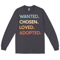 Smoke adoption day announcement   wanted chosen loved adopted premium t shir Long Sleeve Tee - linhVisuals
