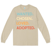 Mushroom adoption day announcement   wanted chosen loved adopted premium t shir Long Sleeve Tee - linhVisuals