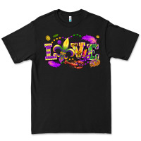 Black Love Mardi Gras Premium Tee - FaDigitalArtStudio