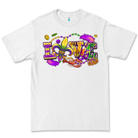 White Love Mardi Gras Premium Tee - FaDigitalArtStudio