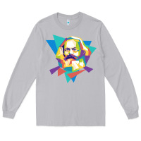 Moon Dust karl marx get vintage Long Sleeve Tee - linhVisuals