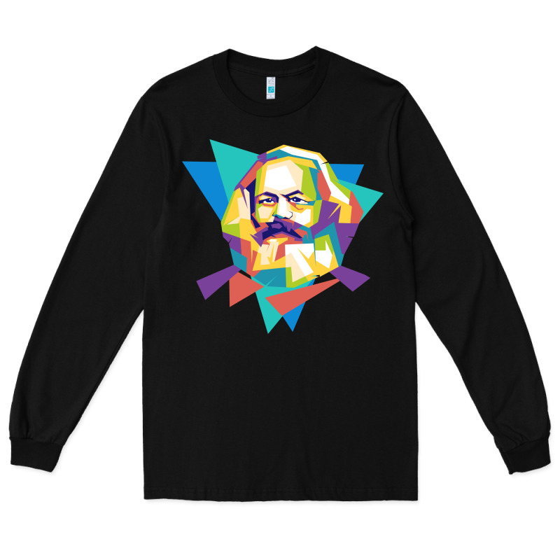 Karl Marx Get Vintage Long Sleeve Tee by linhVisuals | Teevron