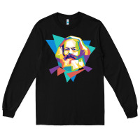 Black karl marx get vintage Long Sleeve Tee - linhVisuals